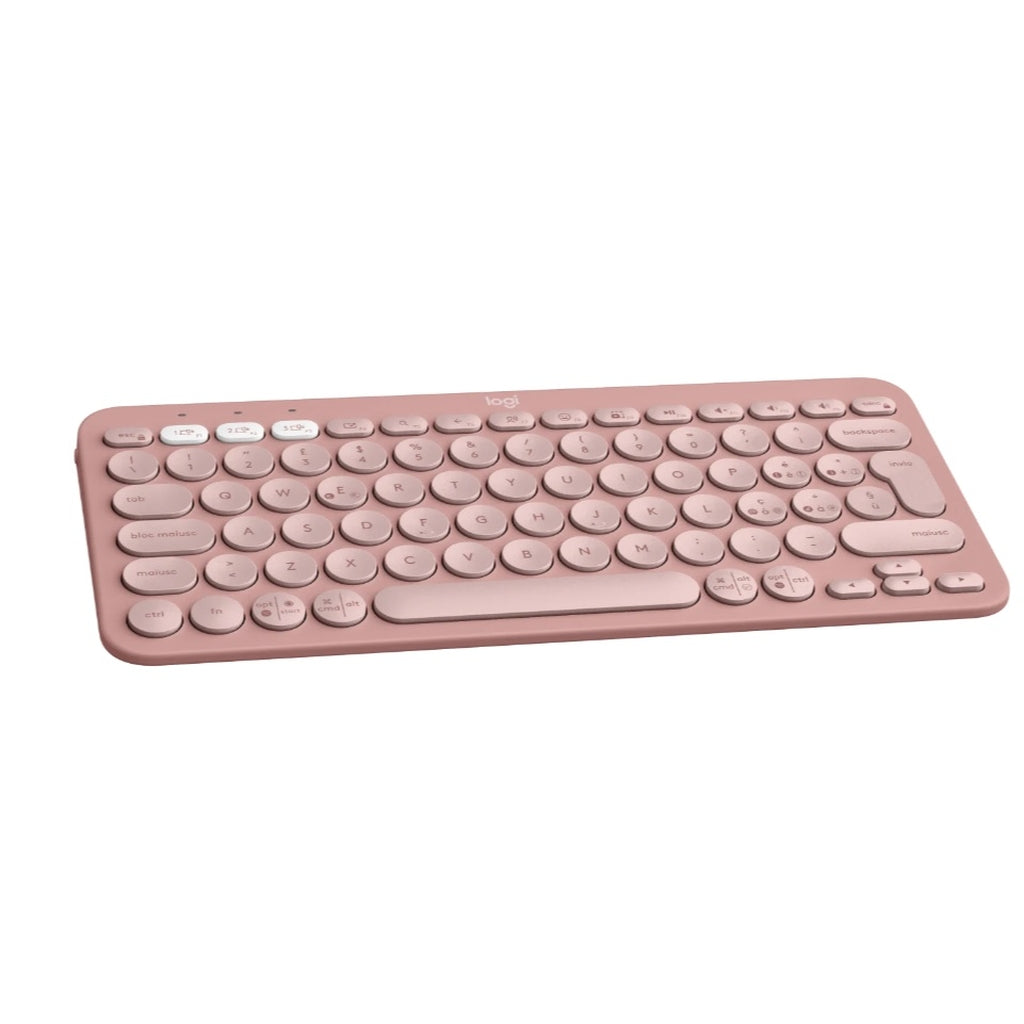 Klawiatura Logitech K380 do PC- Różowa - Układ Włoski IT