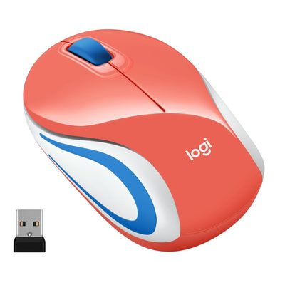Mysz Logitech M187 Mini - Coral