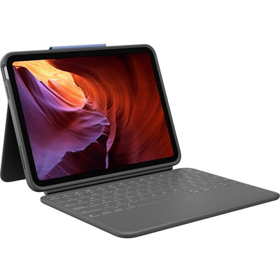 Logitech Rugged Folio etui z klawiaturą do iPad 10. gen. - Układ Niemiecki QWERTZ