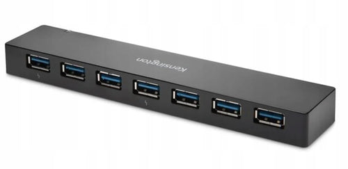 Kensington UH7000C K39123EU – 7-portowy HUB USB 3.0 z ładowarką do laptopa, smartfona i tabletu