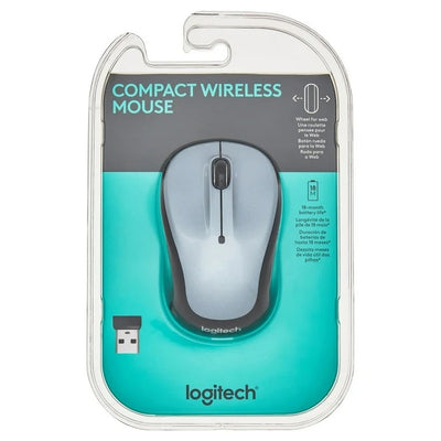 Myszka Logitech Compact Wireless Mouse - Srebrna