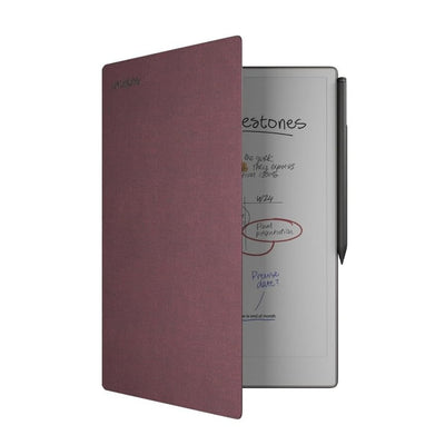 Zestaw reMarkable Paper Pro - Cyfrowy Notatnik E Ink + Etui Book Folio Burgund  + Marker Plus