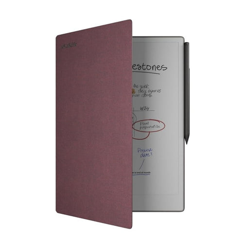 Zestaw reMarkable Paper Pro - Cyfrowy Notatnik E Ink + Etui Book Folio Burgund  + Marker Plus