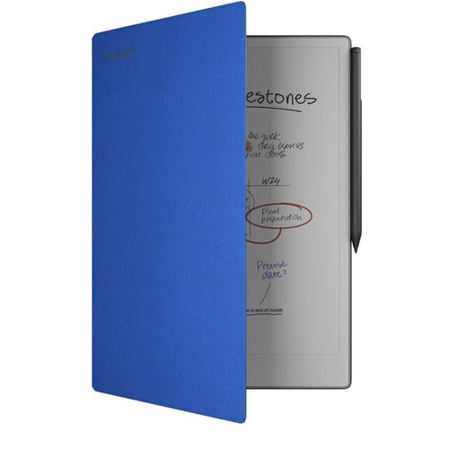 Zestaw reMarkable Paper Pro - Cyfrowy Notatnik E Ink + Etui Book Folio Blue  + Marker Plus