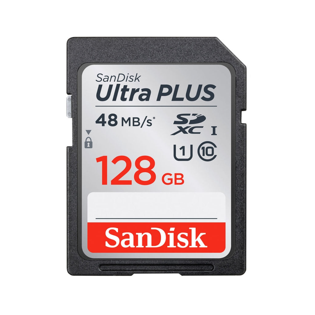 Karta SD SanDisk Ultra Plus 128GB SDXC 48 mb/s C10 U1