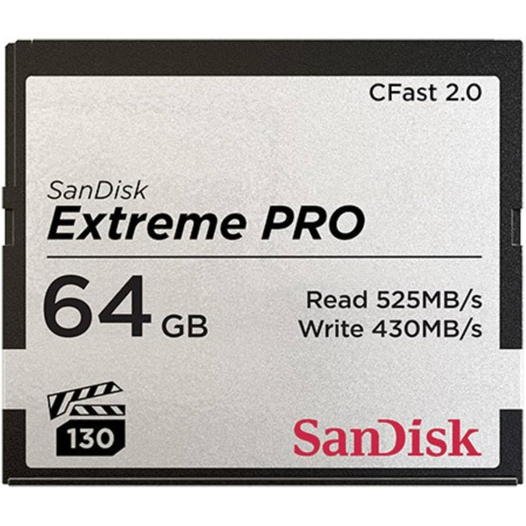 SanDisk Extreme PRO CFast 2.0 64 GB — profesjonalna karta pamięci CFast 2.0 64 GB