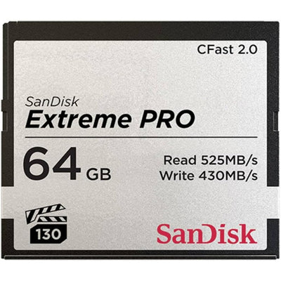 SanDisk Extreme PRO CFast 2.0 64 GB — profesjonalna karta pamięci CFast 2.0 64 GB