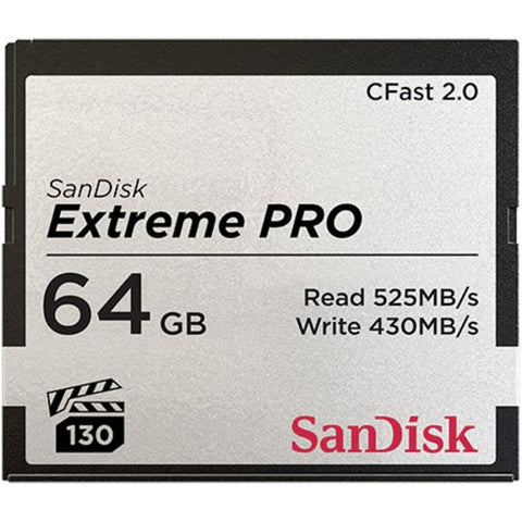 SanDisk Extreme PRO CFast 2.0 64 GB — profesjonalna karta pamięci CFast 2.0 64 GB