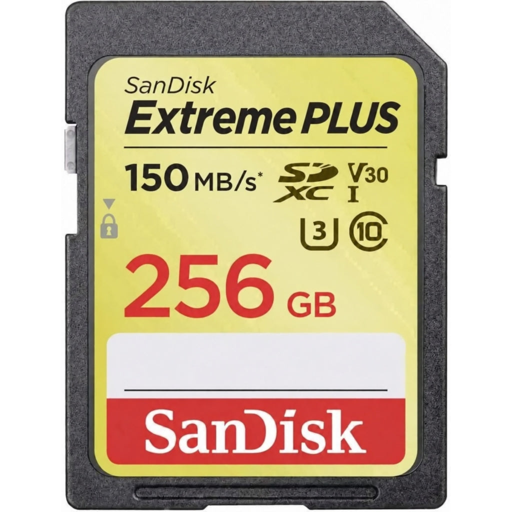 Karta Sandisk Extreme PLUS 256GB 150 MB/s C10 U3 V30