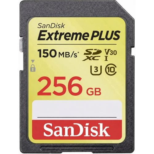 Karta Sandisk Extreme PLUS 256GB 150 MB/s C10 U3 V30