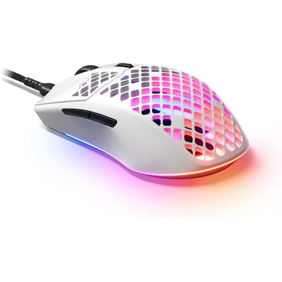 SteelSeries Aerox 3 Snow 2022 Edition – superszybka, ultralekka mysz gamingowa