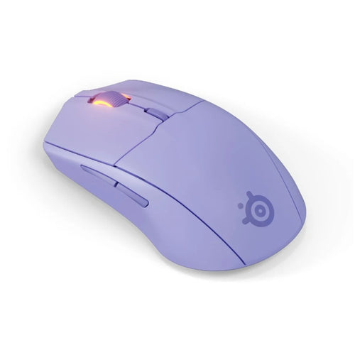 SteelSeries Rival 3 Wireless Gen 2 Lavender - Bezprzewodowa mysz gamingowa Bluetooth, 2.4 GHz