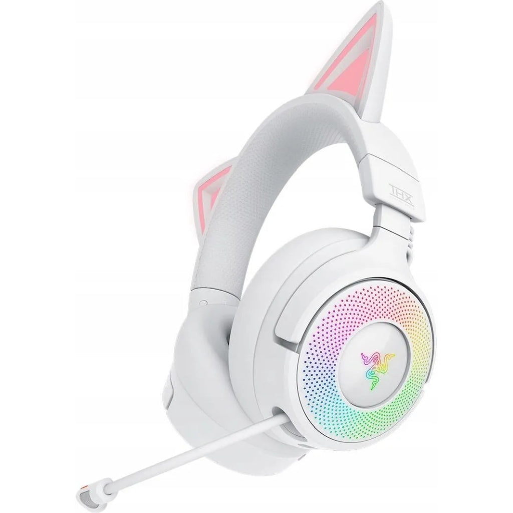 Razer Kraken Kitty V3 Pro - Bezprzewodowe Słuchawki USB  2,4 GHz / Bluetooth RGB