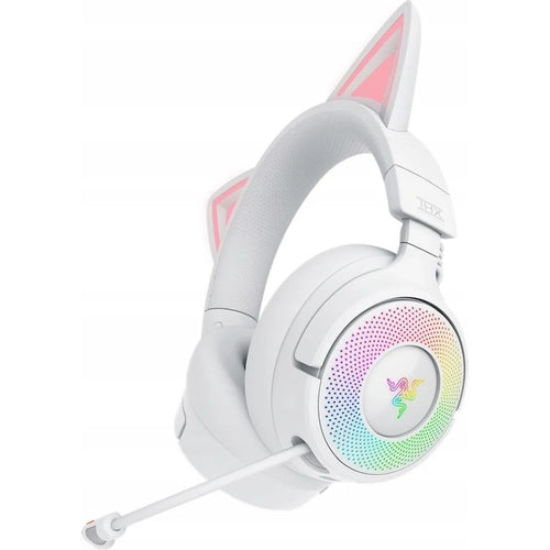 Razer Kraken Kitty V3 Pro - Bezprzewodowe Słuchawki USB  2,4 GHz / Bluetooth RGB