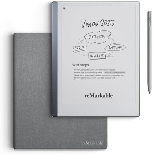 Zestaw reMarkable 2 - Cyfrowy Notatnik E Ink RM110 + Etui RM310 (Grey) i Marker RM210