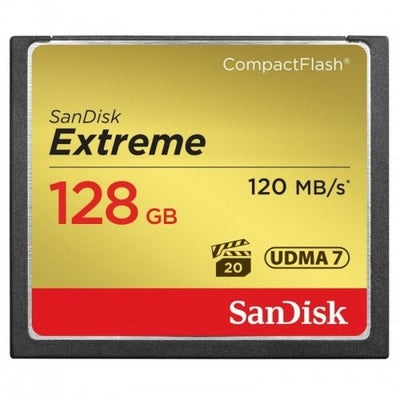 SanDisk Extreme CompactFlash 128 GB (SDCFXSB-128G-G46) – karta CF 120/85 MB/s UDMA 7