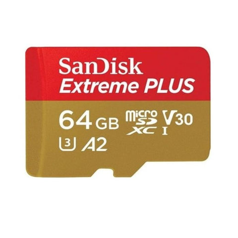 Karta SanDisk Extreme Plus Micro SDXC 64 GB Class 10 UHS-I/U3 A2 V30