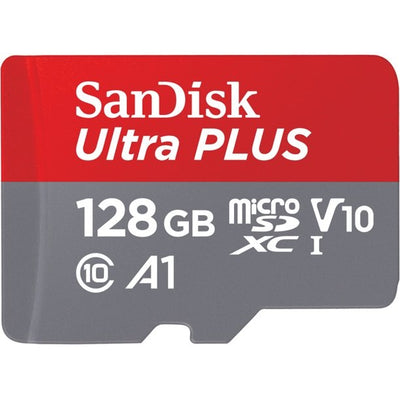 Karta Sandisk Ultra Plus 128GB Micro SDXC A1 V10 C10