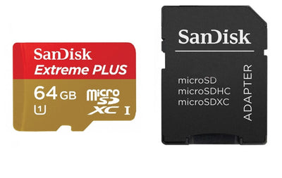 Karta microSDXC SanDisk Extreme Plus 64 GB U1 + Adapter SD