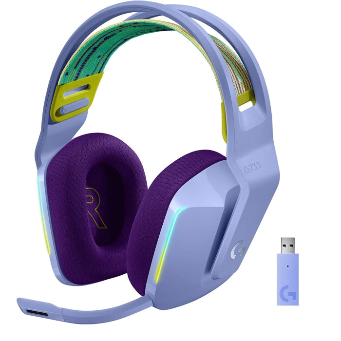 Logitech G733 Słuchawki Bezprzewodowe Lightspeed RGB